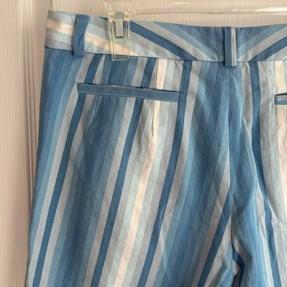 Trina Turk Blue and White Striped Men's Shorts - 32 - Excellent Condition - Picture 2 of 4